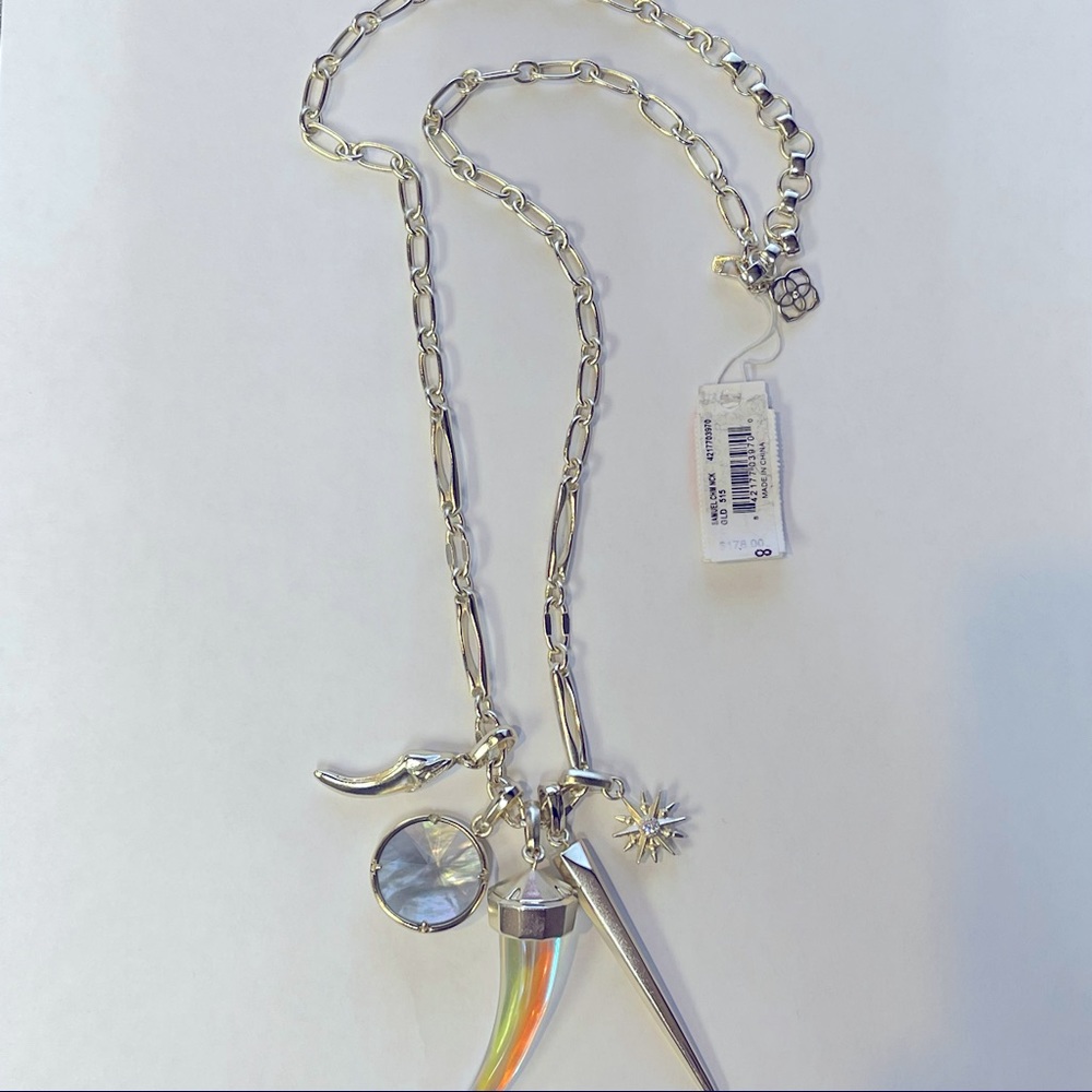 KENDRA SCOTT Samuel charm necklace in gold - perfect condition NWT